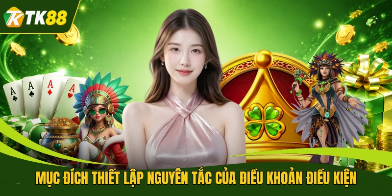 Mục đích thiết lập nguyên tắc của điều khoản điều kiện