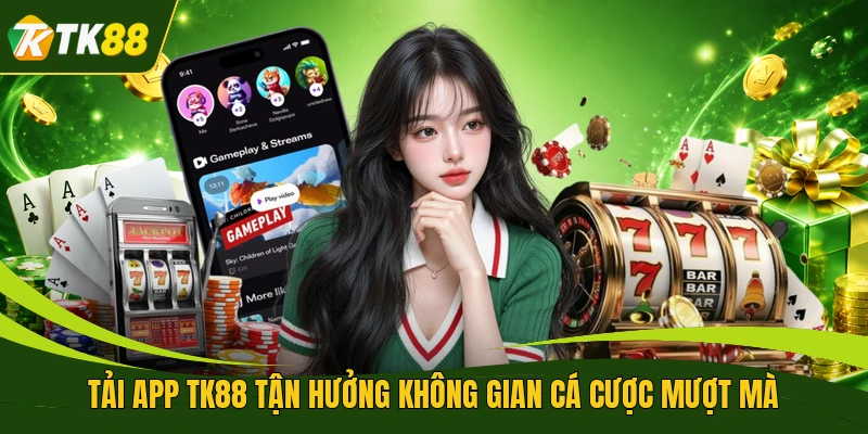 Tải app TK88 tận hưởng không gian cá cược mượt mà